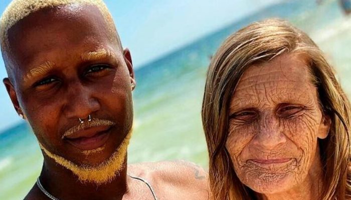 They've been married for four years; she's 61 and he's 24, and they have two grown children and one on the way. According to the internet, this is how the famous pair seems