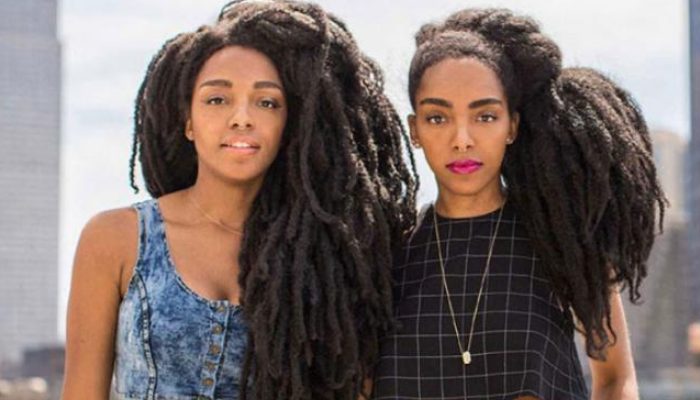 The identical twins who became overnight sensations because to their matching hairstyles