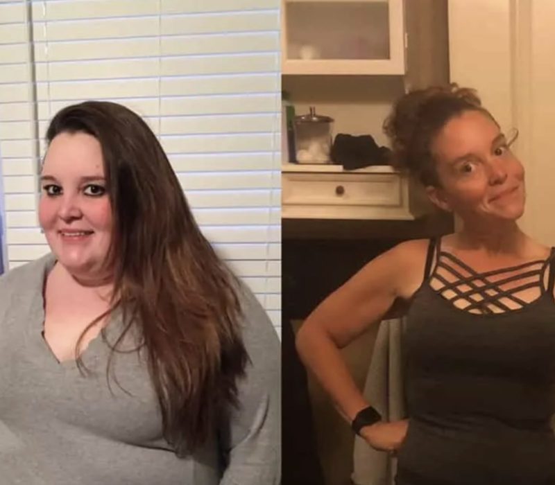 Après avoir vu ses photos de mariage, la femme s'est fermement engagée à retrouver sa forme physique et sa santé