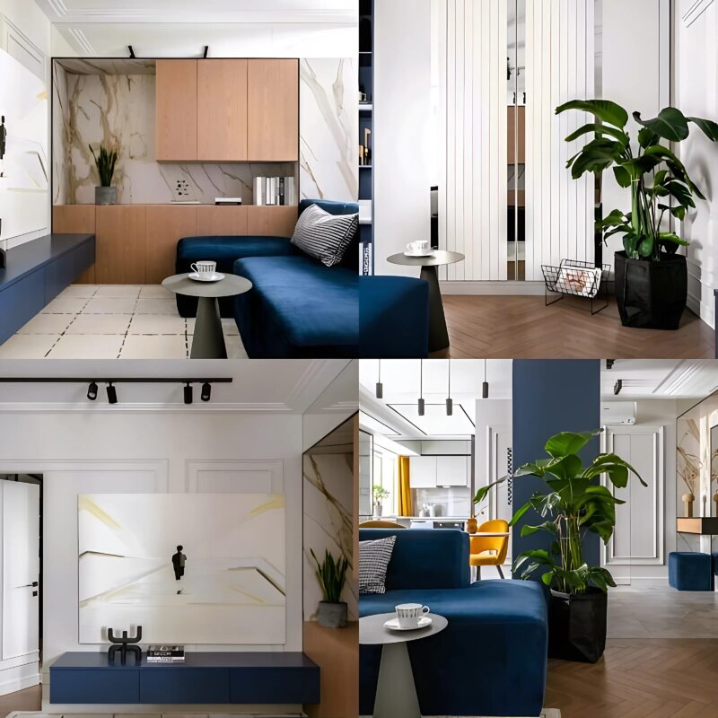 Ez a fiatal pár egy 57 m²-es lakást varázsolt modern, praktikus otthonná, tele ötletes megoldásokkal és meghitt hangulattal. Minden részlet tükrözi kreativitásukat!