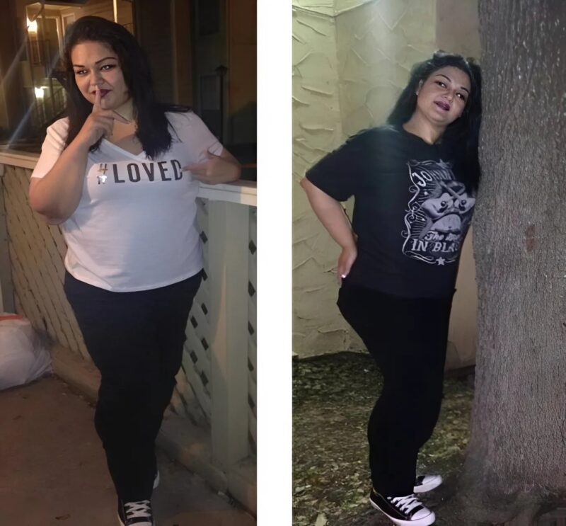 Egykor 500 kg volt a súlya, de közel 400 kg-ot fogyott, és teljesen megváltoztatta az életét. Most szabadon ragyog, maga mögött hagyva férjét és a múltját.
