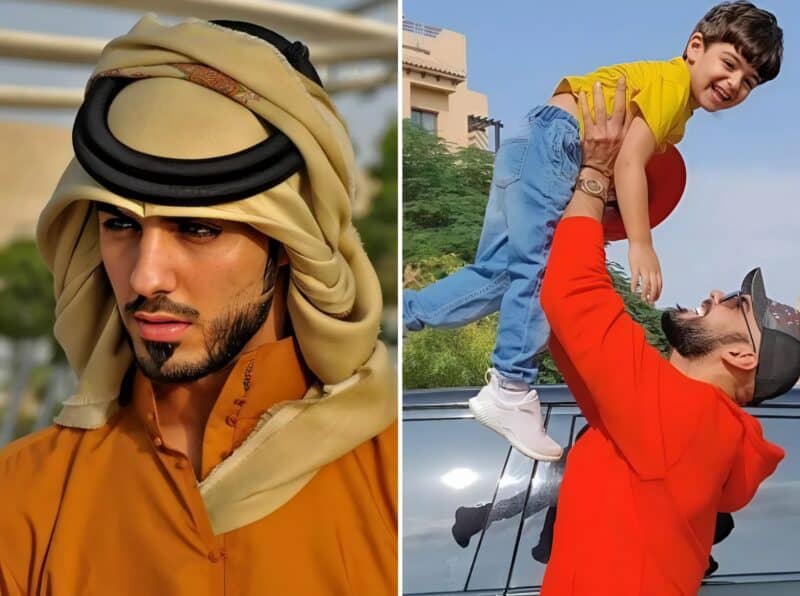 A legszebb arabnak van egy 6 éves fia, aki hihetetlenül hasonlít az apjára: így néz ki.