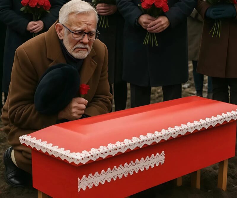 A temetés alatt a nagyapa hirtelen furcsa hangokat hallott a koporsóból, és úgy döntött, hogy kinyitja. Amikor a fedelet felemelték, mindenki megdermedt a látványtól.