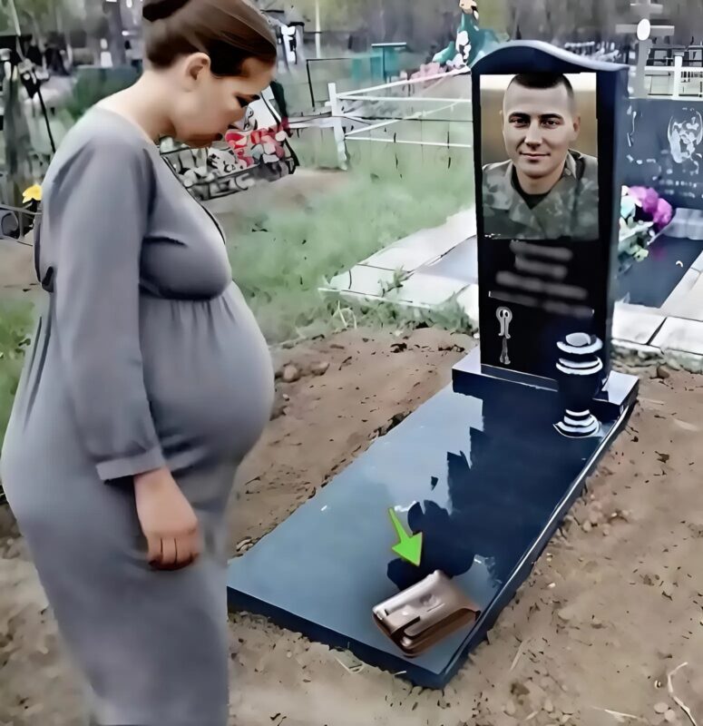Egy terhes nő megáll férje sírjánál... Amit ott talál, attól összeesik.