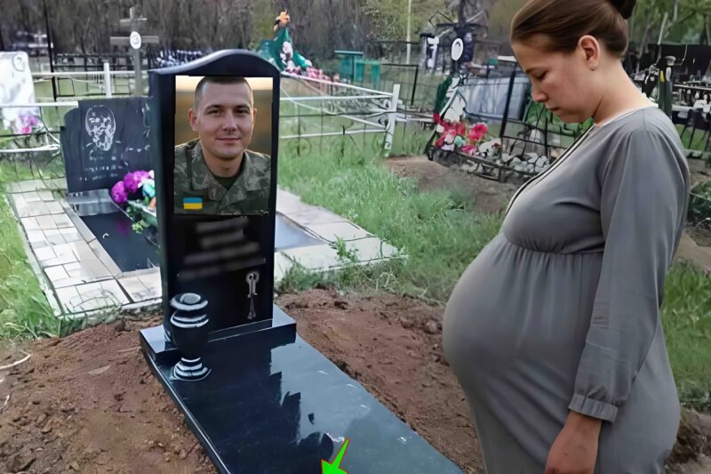 Egy terhes nő megáll férje sírjánál... Amit ott talál, attól összeesik.
