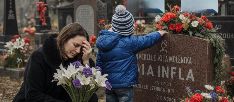 „Ezek a fiúk velünk élnek” – mondta a fiú a szegény anyának, aki meglátogatta fiai sírját. Az asszony megdöbbent a szavai hallatán.