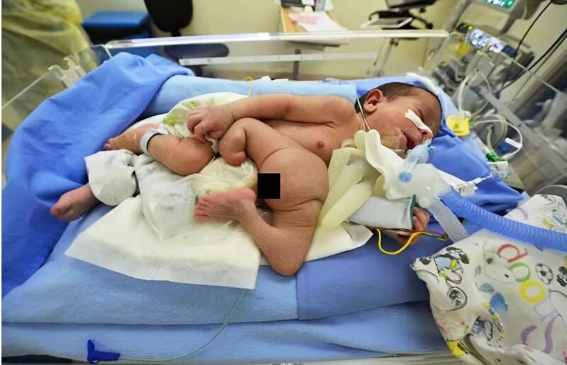 Egy kilenc órás műtét után szétválasztottak sziámi ikreket, akiknek közös emésztőrendszerük volt. Így néznek ki.
