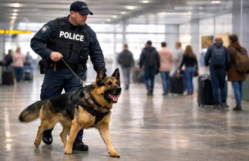 A rendőrkutya hirtelen a kislány felé rohant, és hangosan ugatni kezdett. Ami ezután történt, mindenkit megdöbbentett.