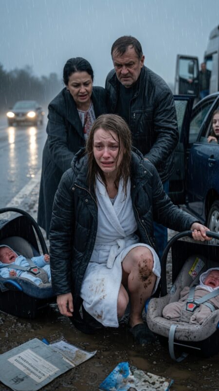 Egy anya és újszülött ikrei, akiket magára hagy egy zivatar, egy kegyetlen családi döntés, és egy váratlan igazság feltárása.