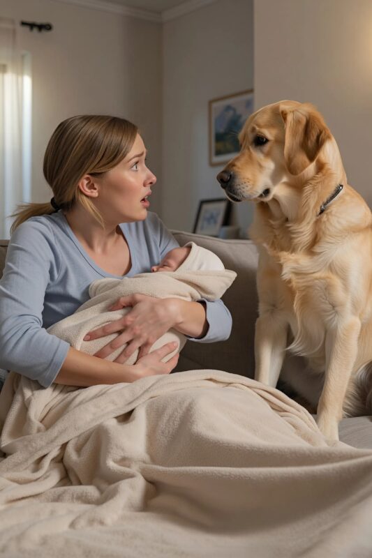 Az arany-retriever titka: Max néma figyelmeztetése felfedte egyedi felfedezését.