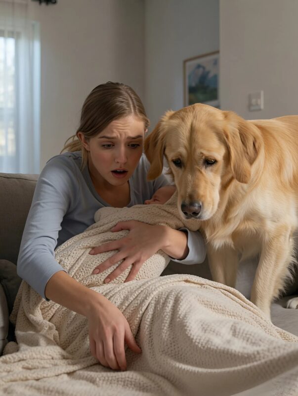 Az arany-retriever titka: Max néma figyelmeztetése felfedte egyedi felfedezését.