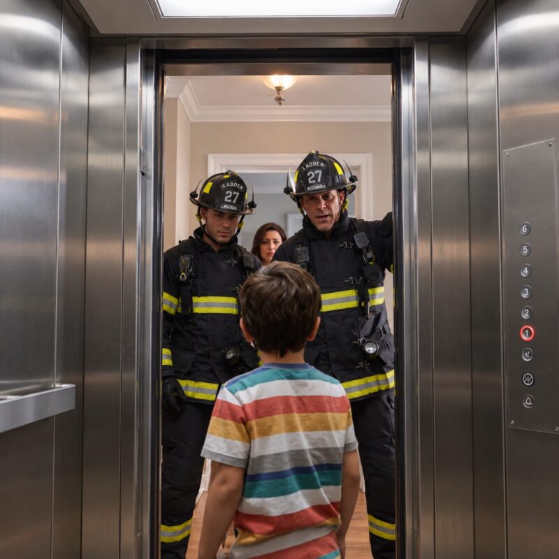 Ötéves kisfiam beszorult egy liftbe, de miután a mentőcsapat valami váratlant fedezett fel, szóhoz sem jutottam